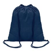 Bavlnený sťahovací vak 100gr/m² 41x37 cm modrý