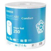 Papierové utierky v rolke 2 -vrstvové VELVET CARE 250m (2ks)