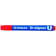 Popisovač permanentný D-singer U červený