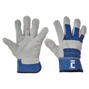 Rukavice pracovné, kombinované EIDER, modré, veľ. 9/L